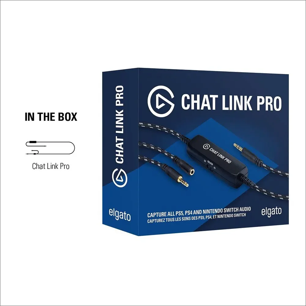 NWT Elgato 10GBC9901 Chat Link Pro Audio Adapter